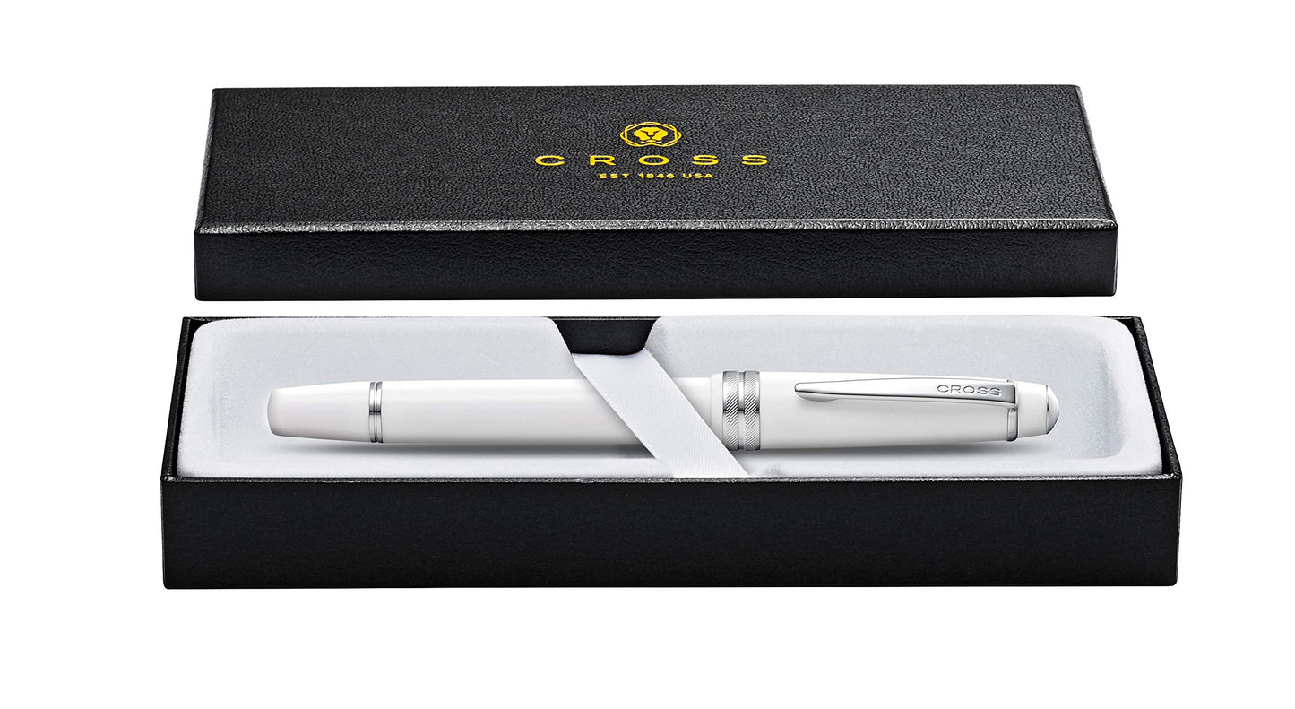 Cross Bailey Light Polished White Resin Fountain Pen