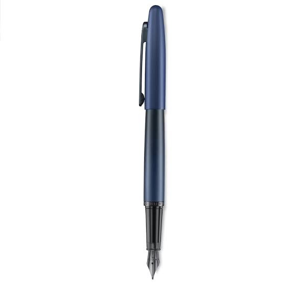 Sheaffer VFM Fountain Pen | E9429 Matte Blue with Black Trims PVD | Medium Nib
