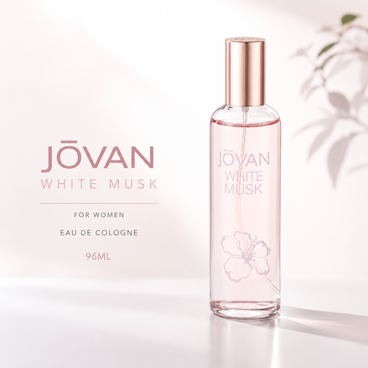 Jovan White Musk for Women Eau de Cologne 96ml | Iconic Floral Musk Fragrance