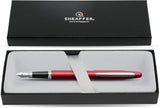 Sheaffer VFM 9403 Fountain Pen – Excessive Red with Nickel Plate Trim