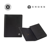 CROSS 2-Piece Gift Set – Soft Grain Leather Business Card Case & Saffiano Leather 8CC Slim Bifold Wallet – Black