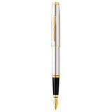 Cross Coventry Polished Chrome Fountain Pen with Gold-Tone Trim – Fine Nib | AT0666-2