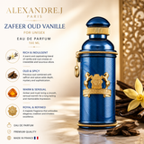 Alexandre.J Zafeer Oud Vanille For Unisex EDP 100Ml