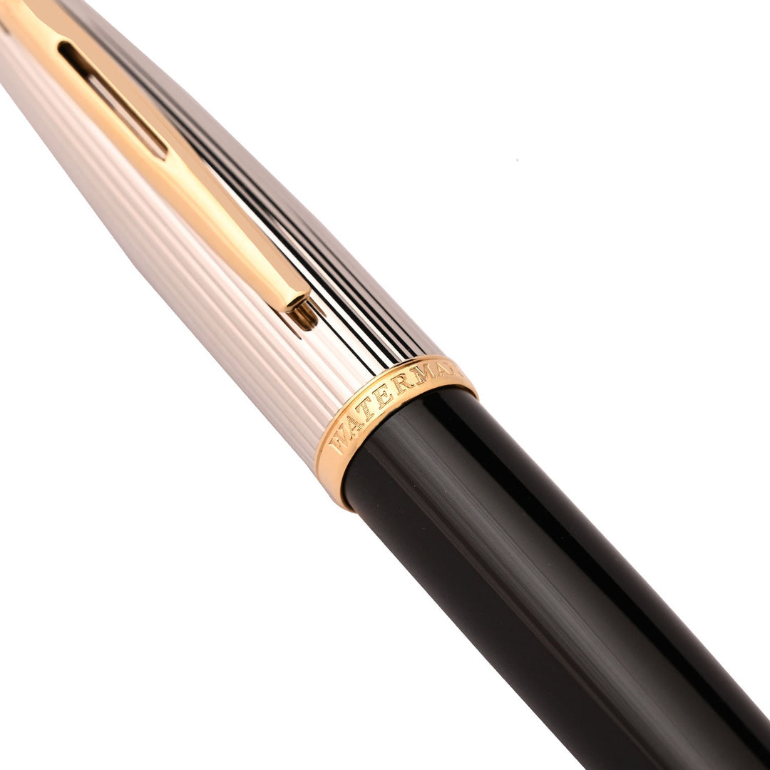 Waterman Carène Black Deluxe GT Fountain Pen | 18K Gold Nib