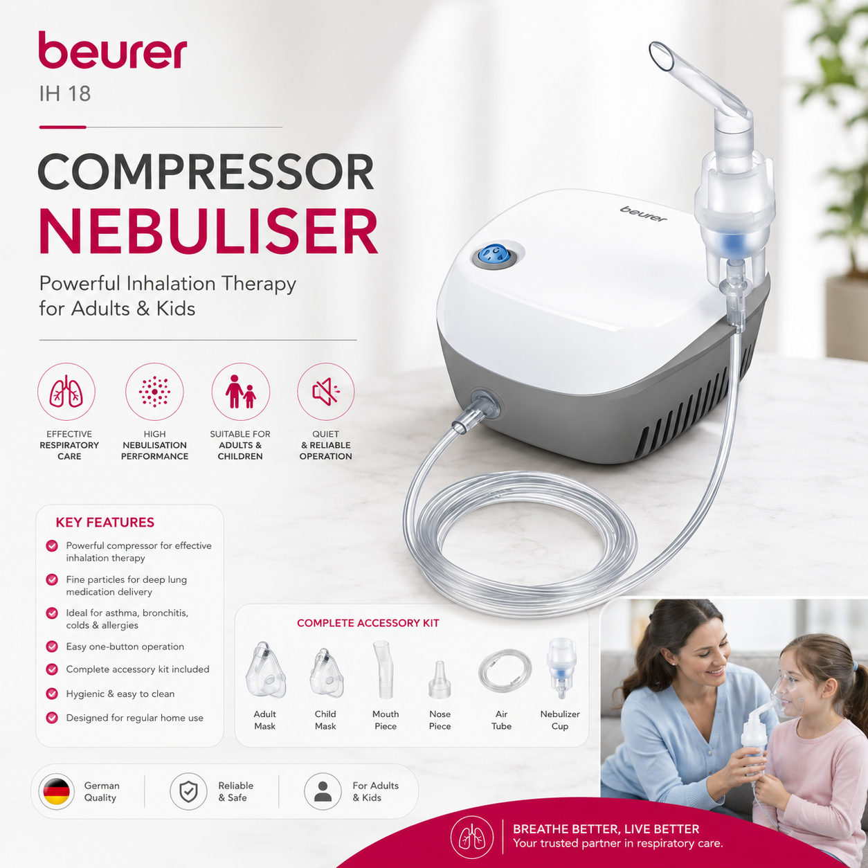 Beurer IH 18 Compressor Nebulizer