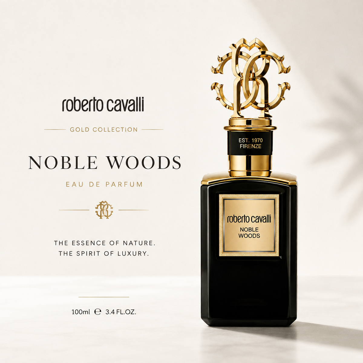 Roberto Cavalli Gold Collection Noble Woods Eau de Parfum 100ml