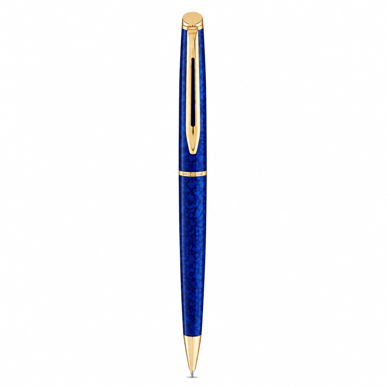 Waterman Hemisphere Vintage Mechanical Pencil – Blue Marble & Gold Trim, 0.5 mm
