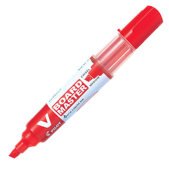 Pilot V Board Master Whiteboard Marker – Chisel Tip (Blue / Black / Red / Green)
