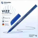 Schneider Vizz Ballpoint Pen | Blue Ink