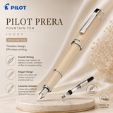 Pilot Prera Fountain Pen – Ivory (Medium Nib)