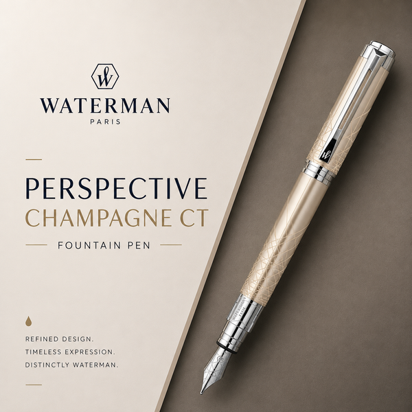 Waterman Perspective Champagne CT Fountain Pen