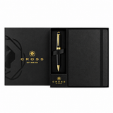 Cross Bailey Light Black & Gold-Tone Ballpoint Pen & Notebook Gift Set
