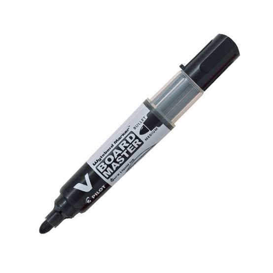 Pilot V Board Master Whiteboard Marker 4 Color – Bullet Tip (Blue / Black / Red / Green)