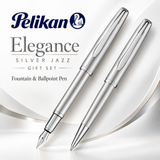 Pelikan Elegance Silver Jazz Gift Set