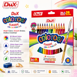 Dux Coloroni Classic Colour Pencils – 26-Color Set | DX-5000