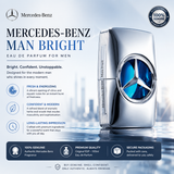 Mercedes-Benz Man Bright EDP – 100ml Eau de Parfum for Men