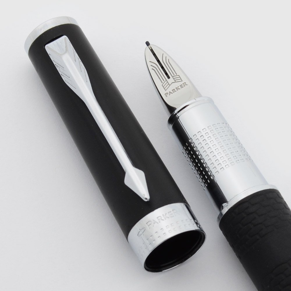 Parker Ingenuity Slim 5th Technology Rollerball Pen | Black Lacquer CT, Fine