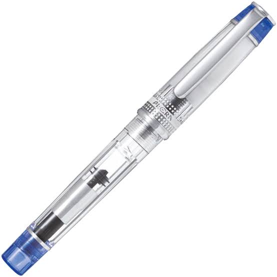 Pilot Prera Fountain Pen – Transparent Blue (Medium Nib)