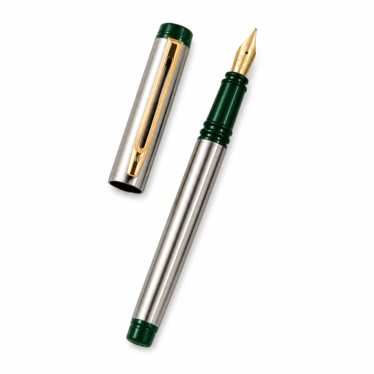Waterman Forum Fountain Pen – Fine Nib | Red & Green Barrel | Vintage Series | Made in France