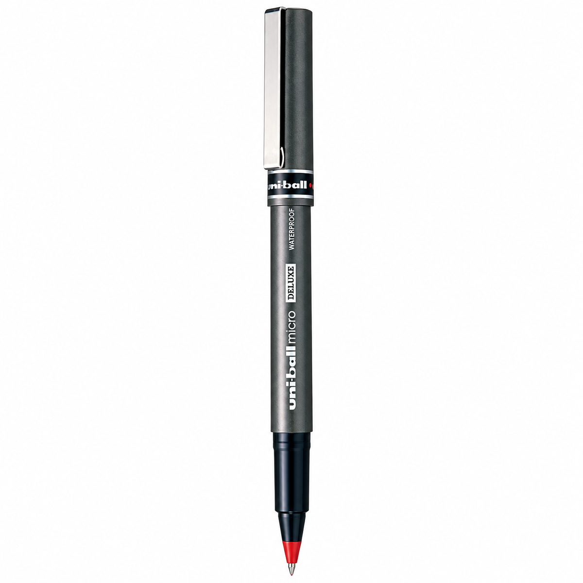 Uni-Ball Deluxe UB-155 Rollerball Pen 0.5mm – Blue, Black & Red | Pack of 3 & 6