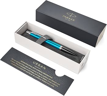 Parker Urban Core Ballpoint Pen – Vibrant Blue | Chrome Trim