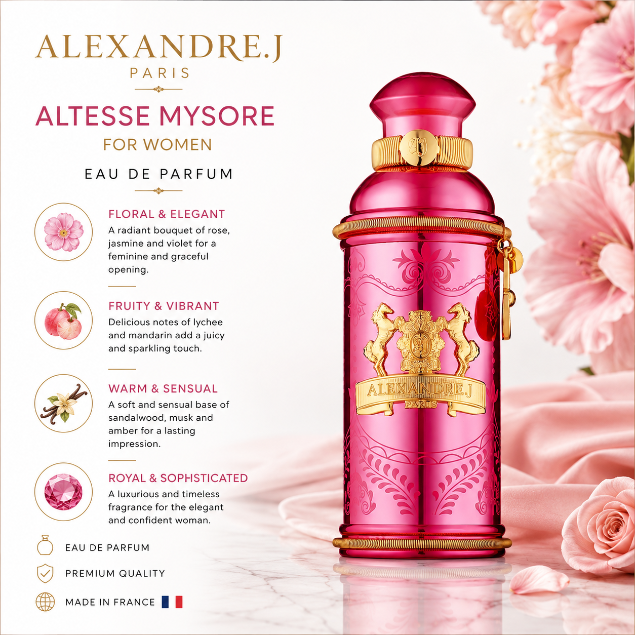 Alexandre.J Altesse Mysore For Women EDP 100Ml