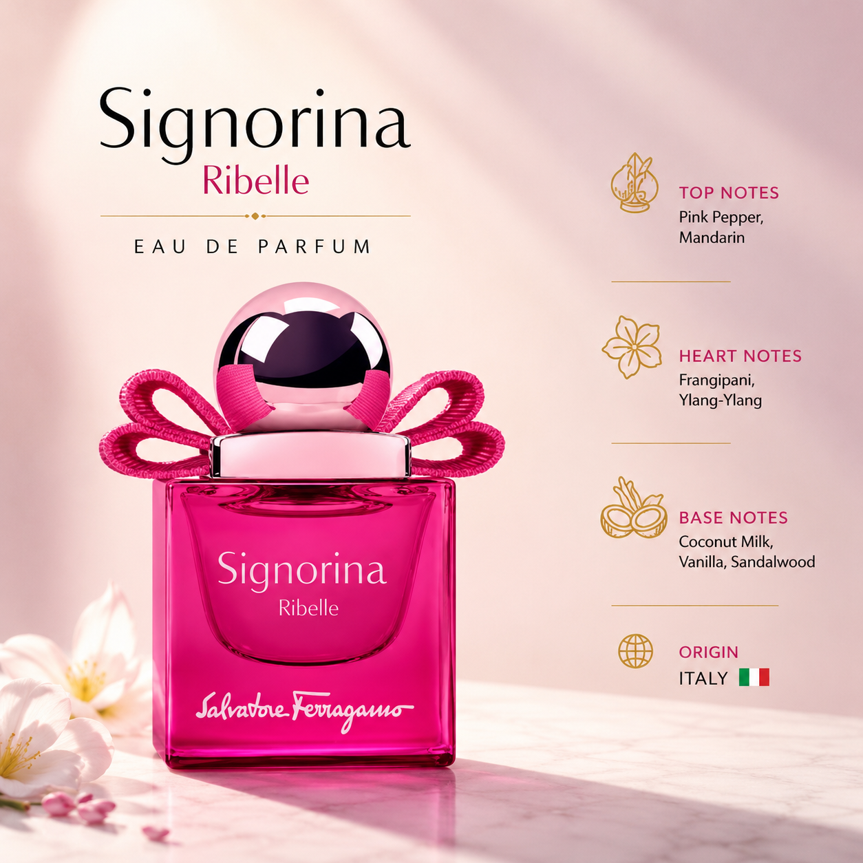 Salvatore Ferragamo Signorina Ribelle Eau de Parfum 100ml.