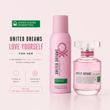 Benetton Love Yourself for Her – Gift Set (EDT 80ml + Deodorant 150ml)