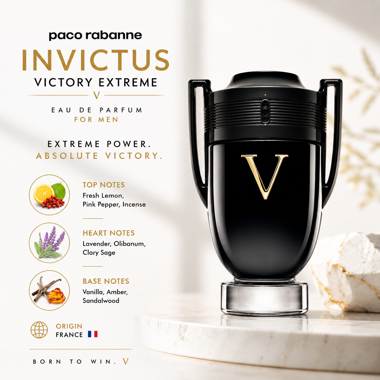 Paco Rabanne Invictus Victory Extreme Eau de Parfum for Men – 200ml