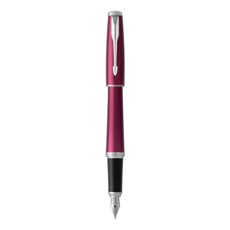 Parker Urban Metro Muted Black Chrome Trim Fountain Pen