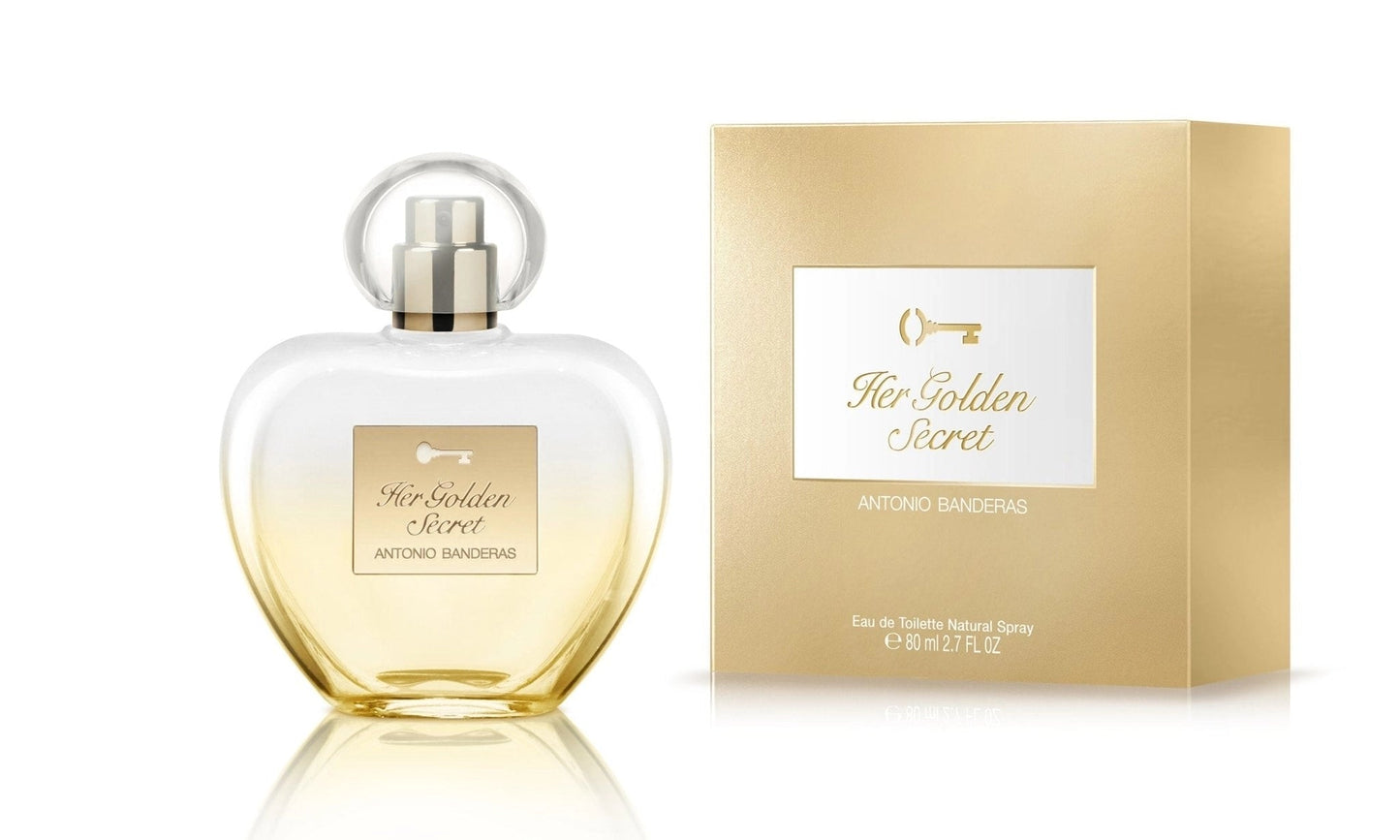 Antonio Banderas Her Golden Secret Gift Set – Eau de Toilette 80ml + Deodorant 150ml
