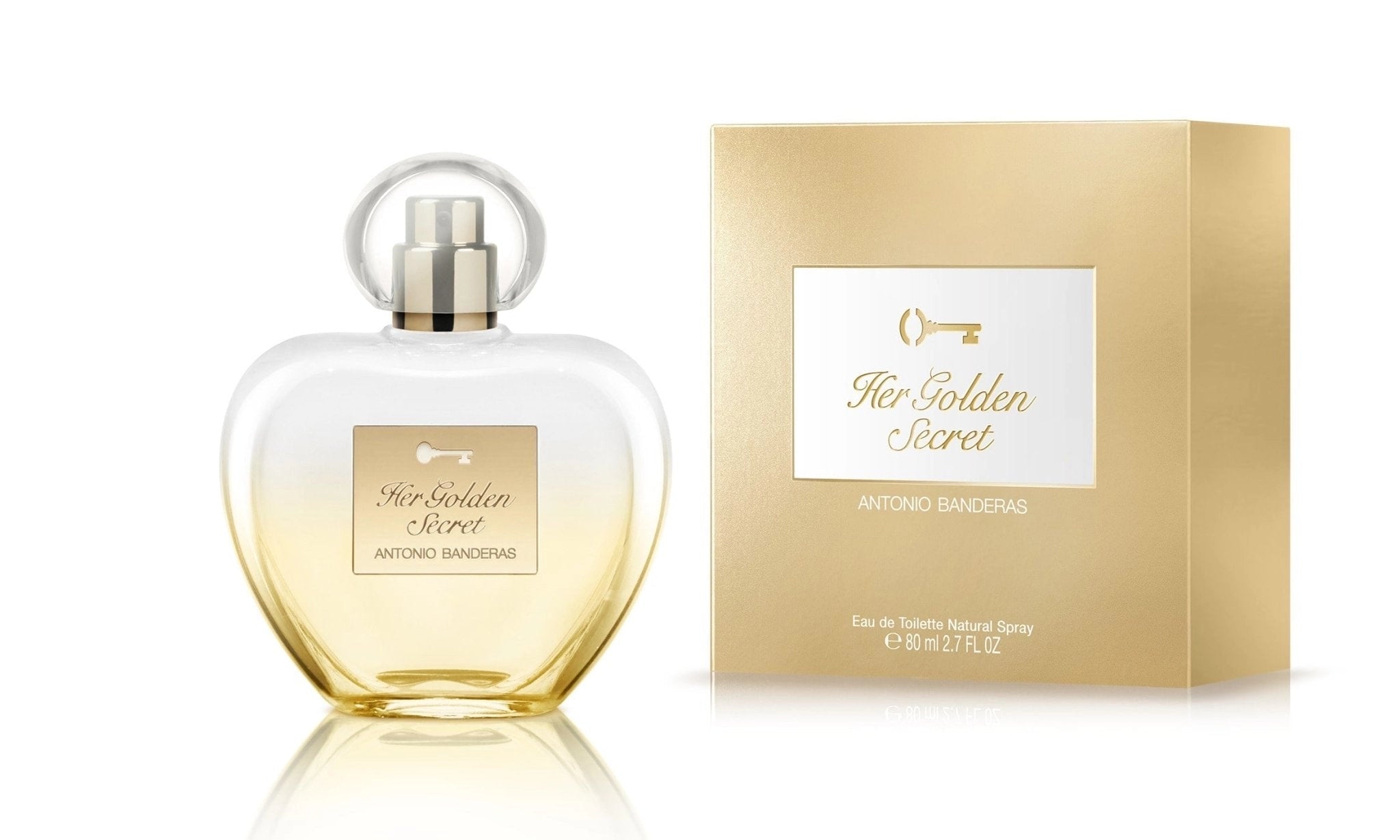Antonio Banderas Her Golden Secret Gift Set – Eau de Toilette 80ml + Deodorant 150ml