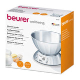 Beurer KS 54 Stainless Steel Kitchen Scale with Bowl