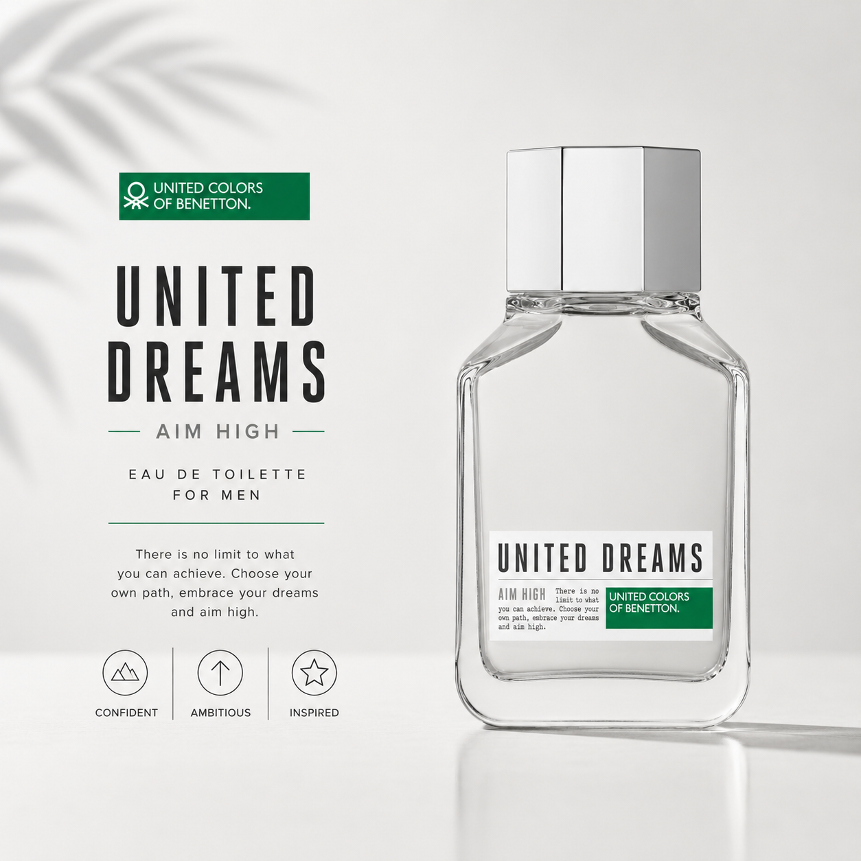 Benetton United Dreams Aim High EDT 100ml – Men's Fragrance