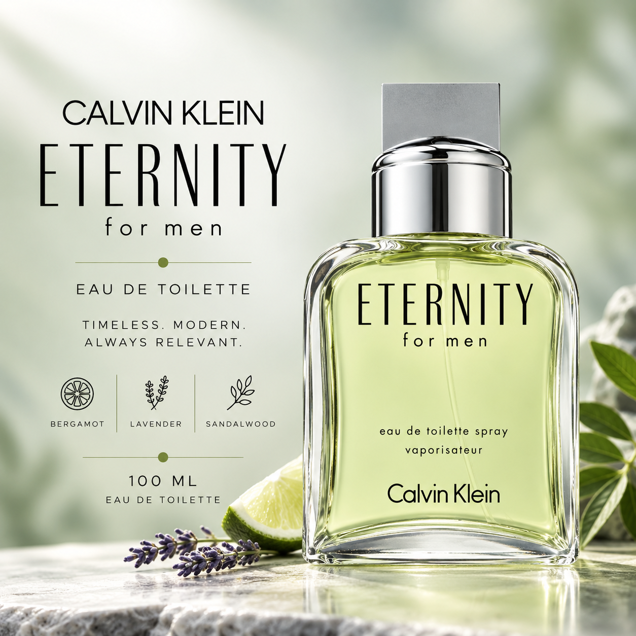 Calvin Klein Eternity for Men EDT 100ml