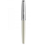 Waterman Emblème Fountain Pen – Ivory Lacquer Chrome Trim (CT)
