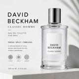 David Beckham Classic Homme EDT for Men – 100ml | Fresh Spicy Woody Fragrance