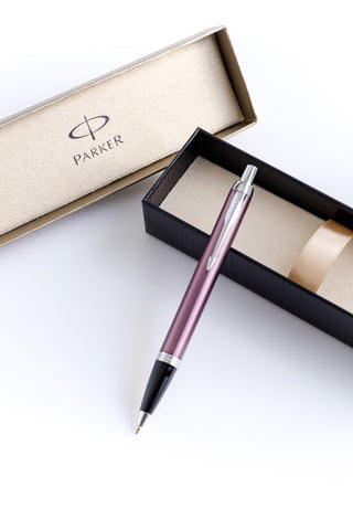 Parker IM Premium Ballpoint Pen – Light Purple with Chrome Trim | Premium Ballpoint Pen