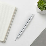 Cross Calais Ballpoint Pen – Polished Chrome, Blue Ink