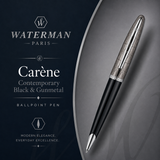 Waterman Carene Ballpoint Pen – Contemporary Black & Gunmetal