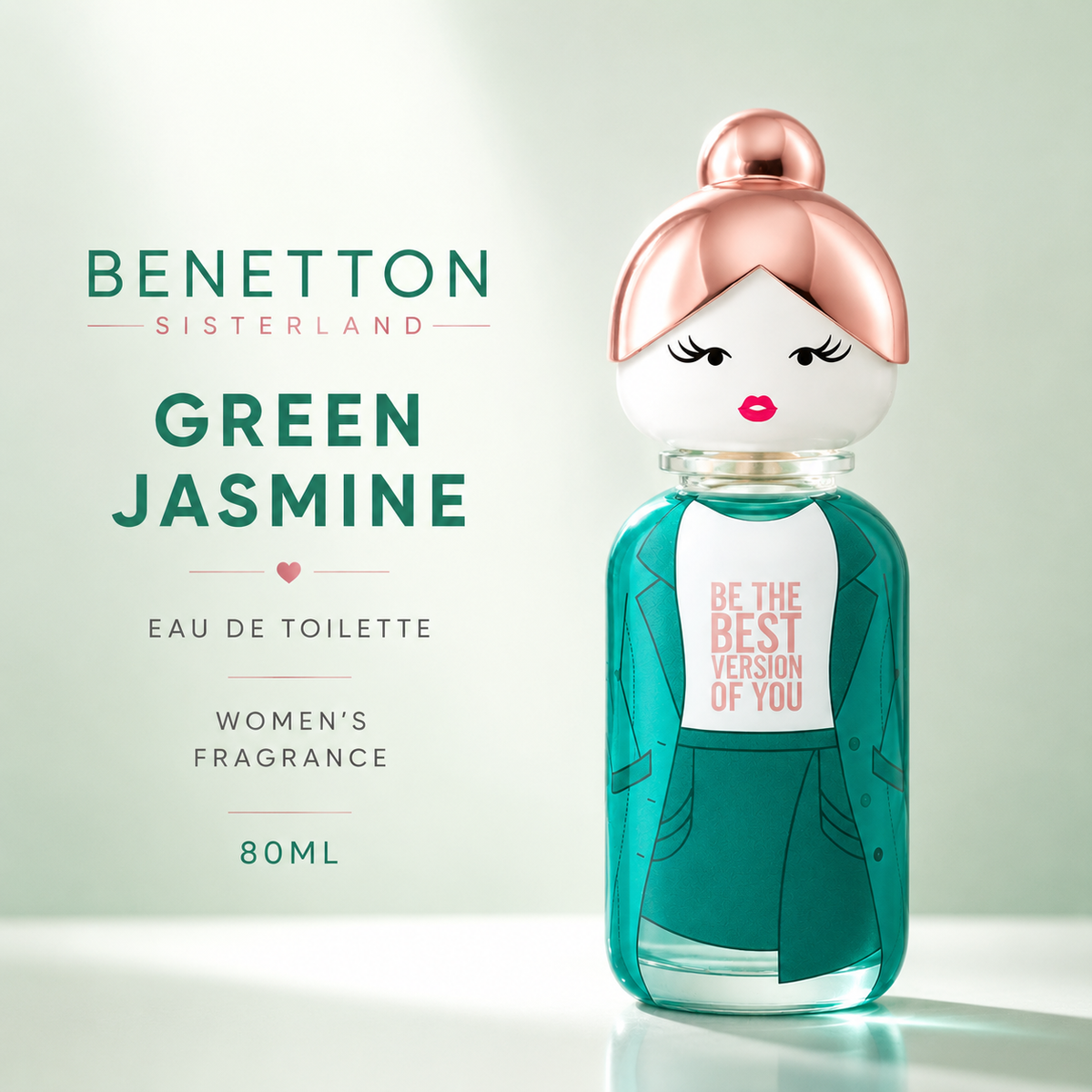 Benetton Sisterland Green Jasmine EDT 80ml – Women's Fragrance
