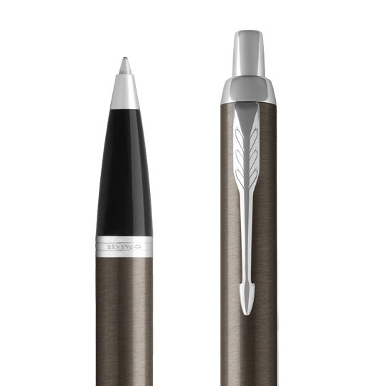 Parker IM Premium Ballpoint Pen – Dark Espresso with Chrome Trim | Premium Ballpoint Pen