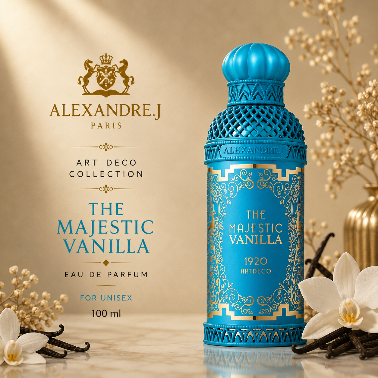 Alexandre.J The Majestic Vanilla EDP For Unisex 100Ml