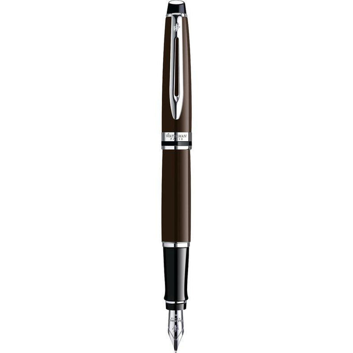 Waterman Expert Deep Brown CT Fountain Pen – Premium Writing Instrument