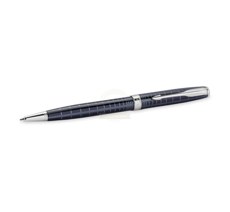 Parker Sonnet Dark Grey Lacquer CT Ballpoint Pen – Chrome Trim Luxury Pen