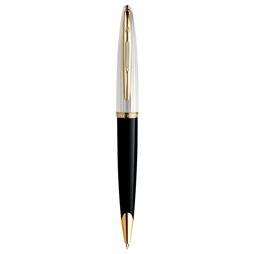 Waterman Carène Rollerball Pen – Black Deluxe with Gold Trim