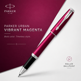 Parker Urban Rollerball Pen – Vibrant Magenta | Chrome Trim