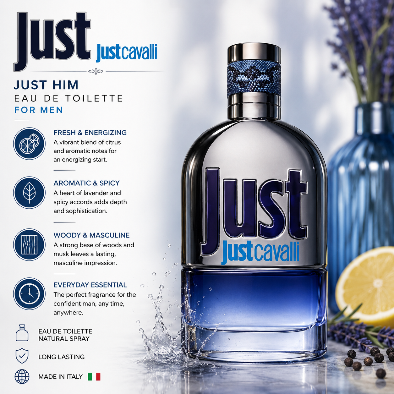 JUST HIM EDT 90 ML New