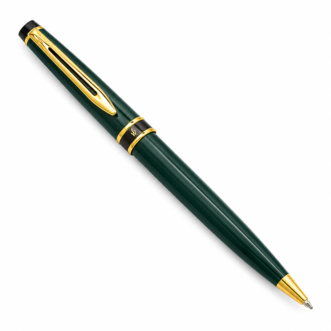 Waterman Hémisphère Green Lacquer Ballpoint Pen