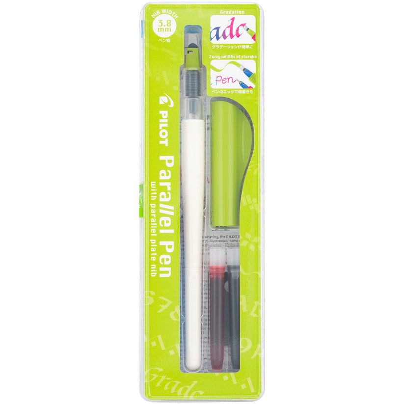 Pilot Parallel Fountain Pen – Green 3.8mm